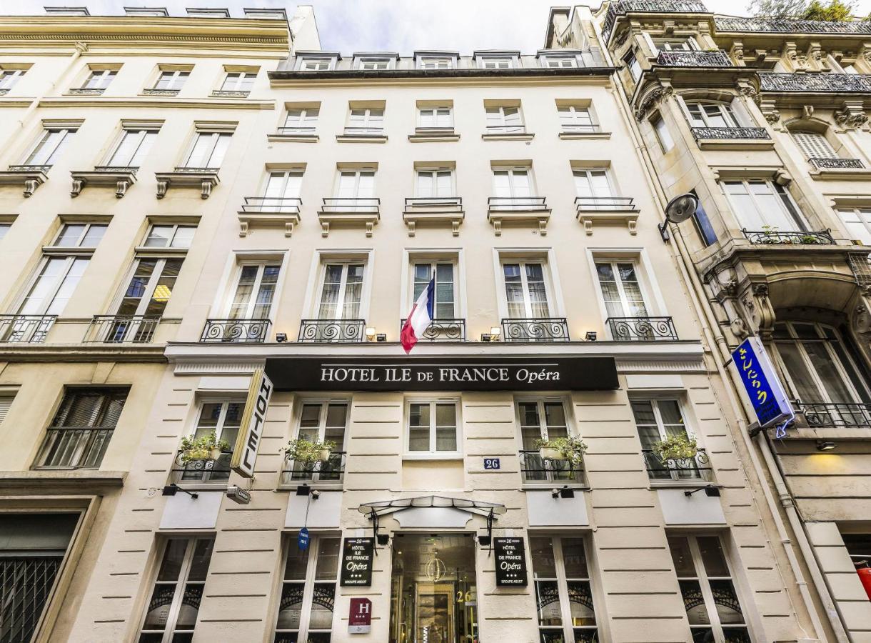 Hotel Ile De France Opera Paris Exterior foto